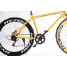 Bicicleta Speed HY700 Yellow - Aro 26" - 7 Marchas - Freio a disco WCT Fitness 661003 - 4