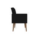 Ver imagem 4 de Kit 2 Poltronas Thais Clássico: Suede/preto