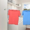 Ver imagem 3 de Varal Retrátil Aço Inox 2,9m Robe Banheiro Hotel Pousada HMT-8011