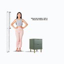 Ver mais imagens de Mesa de Cabeceira Ditália 2 Gavetas Dm-125 Verde Oliva