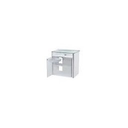 Gabinete para Banheiro Cris Classic 62,5cm com Lavatório Branco e Espelho Cris-metal - 2