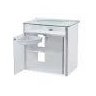 Gabinete para Banheiro Cris Classic 62,5cm com Lavatório Branco e Espelho Cris-metal - 2