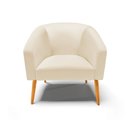 Ver imagem 4 de Poltrona Decorativa Pé Palito Castanho Kit 2 Stella Sintético D03 - D'Rossi