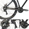 Bicicleta Aro 29 KSW 24V Shimano K7 Comp. Freio Hidráulico Suspensão Trava Preto com Verde 17 - 2
