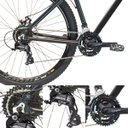 Ver imagem 2 de Bicicleta Aro 29 TSW Rava 27V Kit Shimano Altus Freio Hidráulico Suspensão Preto com Azul 19