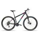 Ver imagem 1 de Bicicleta Aro 29 TSW Rava 27V Kit Shimano Altus Freio Hidráulico Suspensão Preto com Azul 19