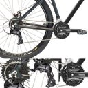 Ver imagem 2 de Bicicleta Aro 29 TSW Rava 27V Shimano Altus Freio Hidráulico Suspensão Trava Preto com Amarelo 17