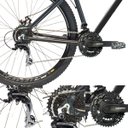 Ver imagem 2 de Bicicleta Aro 29 TSW Rava 24V Shimano Acera K7 Freio Hidráulico Suspensão Trava Preto com Cinza 19