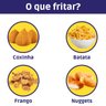 Fritadeira Industrial Inox à Gás 2 Cubas 5 Litros com Cesto - 5