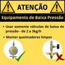 Ver imagem 3 de Fritadeira Industrial Inox à Gás 2 Cubas 5 Litros com Cesto
