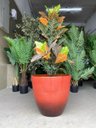 Ver imagem 4 de Vaso para Plantas Grande Decorativo Sala Jardim Alto Brilho e Leve 40cm (liso/terracota)