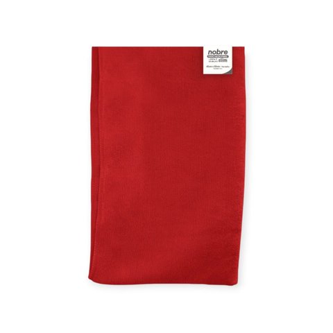 Pano Microfibra 40x60cm (pct C/10un) Vermelho Slim - Nobre
