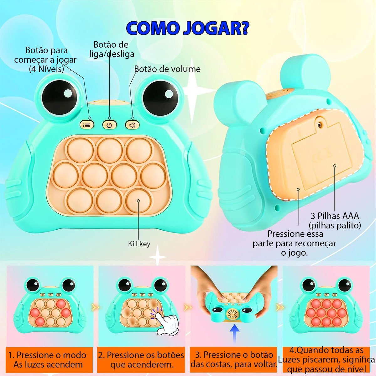 Painel Interativo Jogo da Memória Fashion Toys - Fashion Toys