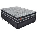 Ver imagem 2 de Cama Box Baú com Colchão Casal Molas Ensacadas New Barcelona Firme Fortezza 138x188 Fortezza Colchõe