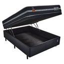 Ver imagem 1 de Cama Box Baú com Colchão Casal Molas Ensacadas New Barcelona Firme Fortezza 138x188 Fortezza Colchõe