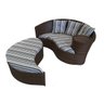 Chaise Dubai, Cadeira Grande, Vime, Bacia, Orbit, Fibra Sintética, para Area Externa, Varanda - 1