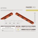 Ver imagem 7 de Luminária Perseu Teto 24w Bivolt Madeira Maciça com Spots