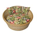 Ver imagem 1 de Poltrona Chaise Fibra Cor Clara Palha Nátural e Alumínio