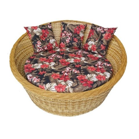 Cadeira Chaise Cor Fibra Natural e Alumínio