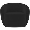 Ver imagem 3 de Kit 02 Poltronas Decorativas para Sala de Estar Living Gliese K01 Veludo Preto - Lyam Decor