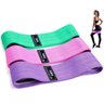 Kit 3 Hip Mini Band Pilates Yoga Fisioterapia Alongamento - 4