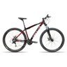 Bicicleta Aro 29 Absolute 24V Kit Shimano K7 Freio Hidráulico Suspensão Trava Preto com Vermelho 17 - 1
