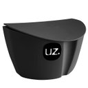 Ver imagem 4 de Kit 6 Saleiros com Tampa Porta Sal Cozinha 500ml Plástico UZ Preto