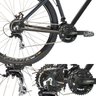 Bicicleta Aro 29 KSW 24V Shimano Acera K7 Freio Hidráulico Suspensão Trava Preto com Verde 19 - 2