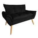 Ver imagem 3 de KIT Namoradeira Opala + 2 Poltronas para Sala Preto