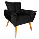 Ver imagem 2 de KIT Namoradeira Opala + 2 Poltronas para Sala Preto