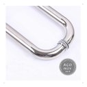 Ver imagem 6 de Puxador Alça Porta Portão Blindex Box Oval C Inox 304 30cm