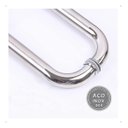 Ver imagem 6 de Puxador Alça Porta Portão Blindex Box Oval C Inox 304 30cm