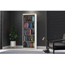 Ver imagem 2 de Livreiro Multiuso Organizador Sapateira 4 Prateleiras Sala Quarto Escritório Encanto Branco/Nature