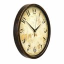 Ver imagem 7 de Relogio de Parede Estilo Madeira Redodndo Vintage Retro Rustico Envelhecido Decorativo Sala Escritor