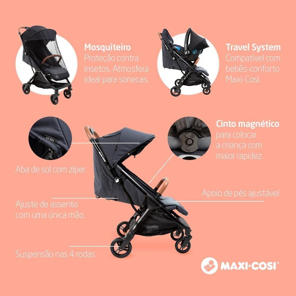 Carrinho de Bebê Eva² Essential Graphite - Maxi-cosi - 3