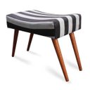 Ver imagem 1 de Puff Cama Inbox Hamburgo Retangular com Pés em Madeira Maciça Tecido Suede