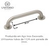 Shopee Lm-mm Kit 3 Barra Alca Apoio 30cm Inox Escovado Idoso / Deficiente - 4