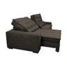 Sofá Retrátil e Reclinável com Molas Ensacadas Cama Inbox Gold 2,12M Tecido Suede Velusoft Café - 7