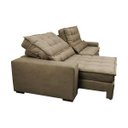 Ver imagem 7 de Sofá Retrátil e Reclinável com Molas Ensacadas Cama Inbox Gold 2,12M Tecido Suede Velusoft Castor