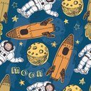 Ver imagem 2 de Papel de Parede Infantil - Space Arte Destaque 2,50 Metros