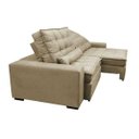 Ver mais imagens de Sofá Retrátil e Reclinável com Molas Ensacadas Cama Inbox Gold 2,32M Tecido Suede Velusoft Bege