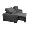 Sofá Retrátil e Reclinável com Molas Ensacadas Cama Inbox Gold 2,92M Tecido Suede Velusoft Cinza - 7