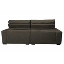 Ver imagem 6 de Sofá Retrátil e Reclinável com Molas Ensacadas Cama Inbox Gold 3,12M Tecido Suede Velusoft Café