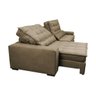 Sofá Retrátil e Reclinável com Molas Ensacadas Cama Inbox Gold 3,12M Tecido Suede Velusoft Castor - 7