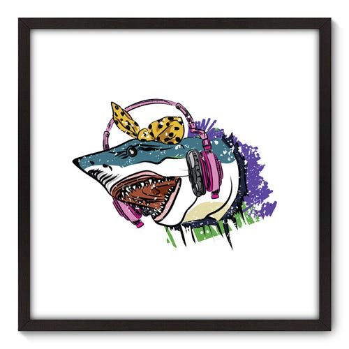 Quadro Decorativo Tubarão N8011 70cm x 70cm - 1