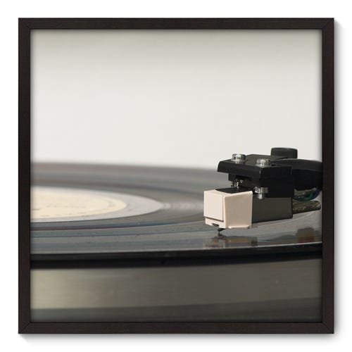Quadro Decorativo Toca Discos N8015 70cm x 70cm - 1