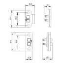 Ver imagem 3 de Contato Deslizante para Porta Hdl (90.01.03.021)