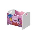 Ver imagem 3 de Caixa Baú Organizadora de Brinquedos Infantil Mdf Peppa Rosa