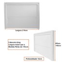 Ver imagem 2 de Cabeceira para Cama Box King 219cm Phili Lisa Courino Caramelo - Sallar Home