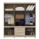 Ver imagem 2 de Guarda-Roupa Casal 10 Portas 3 Gavetas Murano Demóbile